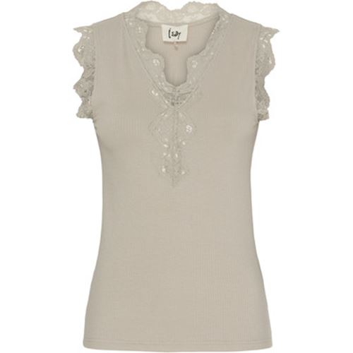 Toppar - Dee Lace Top – Sand